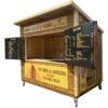 Wheeled Wooden Snacks Stall