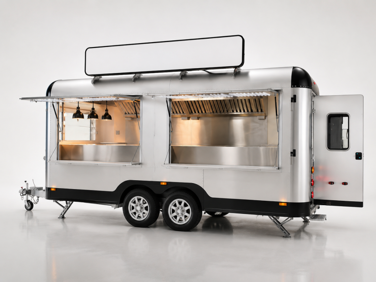 aluminium street food trailer