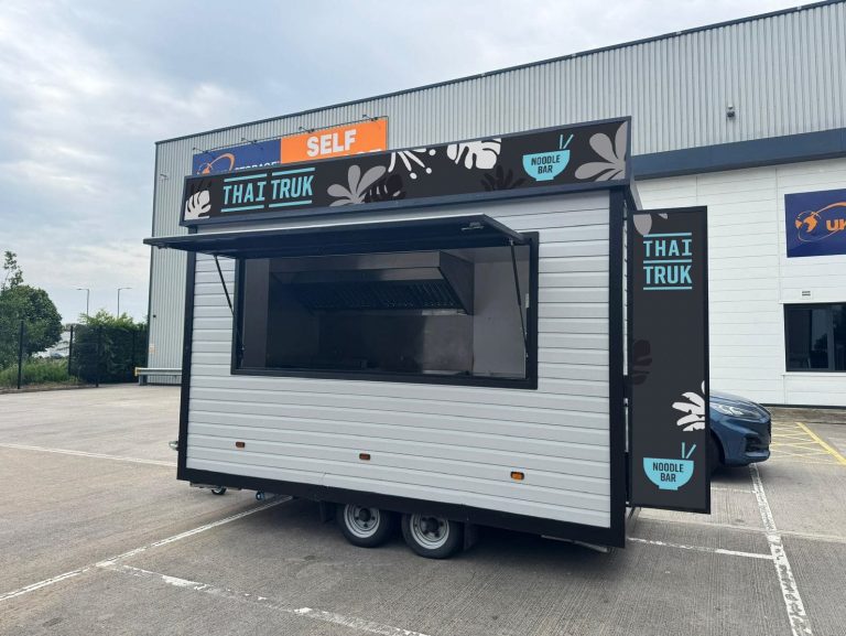 Mobile food trailer designed for street food vendors and festivals across the UK