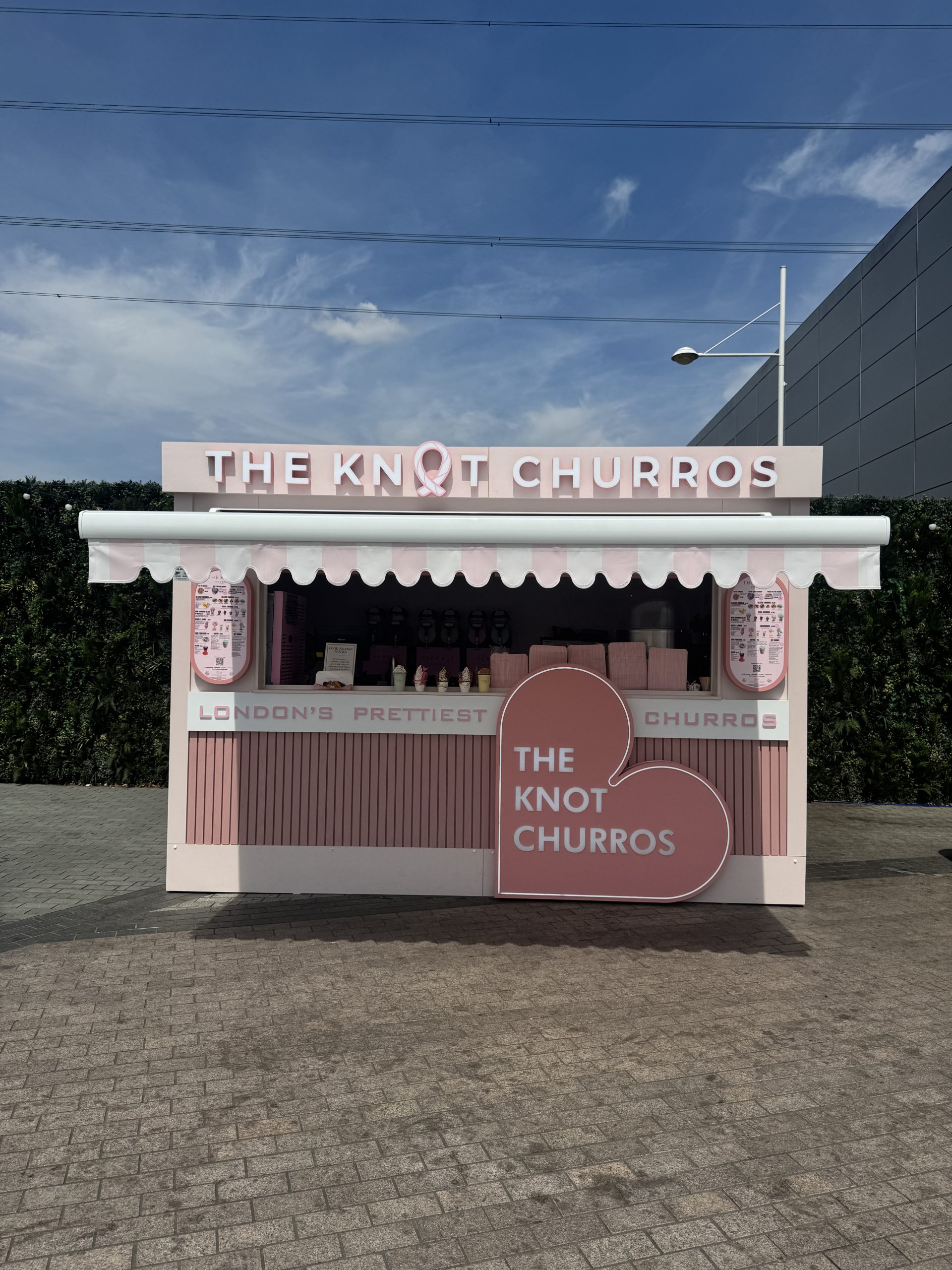 Customisable churros kiosk for brand activations and in-store promotions