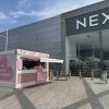 pink churros food kiosk unit