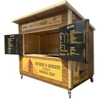 3m x 2m Burger Shack Food-to-Go Kiosks