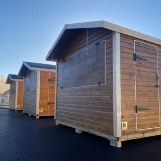3m x 2m Rustic Festival Chalets for Events