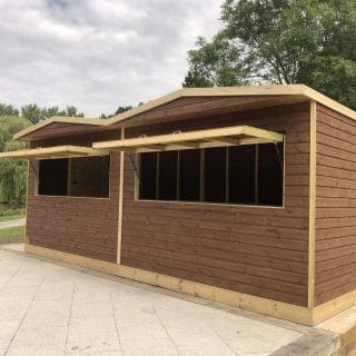 6m Large Christmas Market Chalet