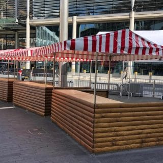 2.4m Enclosed Market Stall | Nationwide Hire