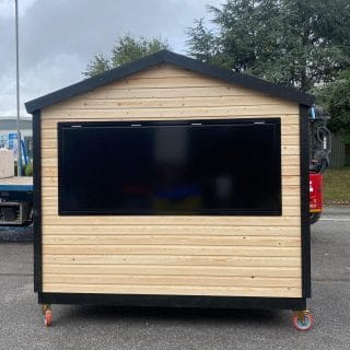 3m x 2m Compact Kiosk for Street Food & Coffee