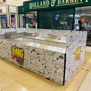 4m x 2m Shopping Centre Kiosk