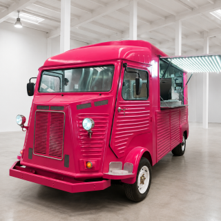 Citroen HY Food Truck in Pink