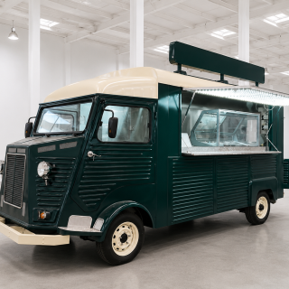Citroën HY style ice cream van with gelato display counter