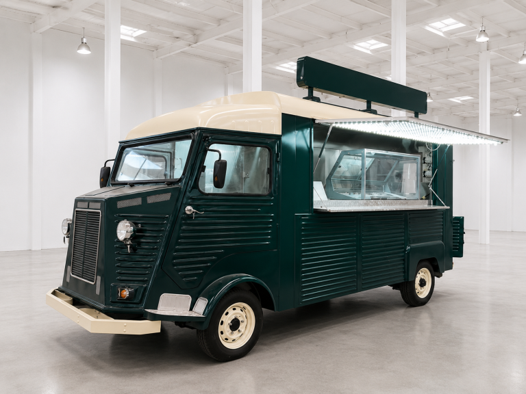 Citroën HY style ice cream van with gelato display counter