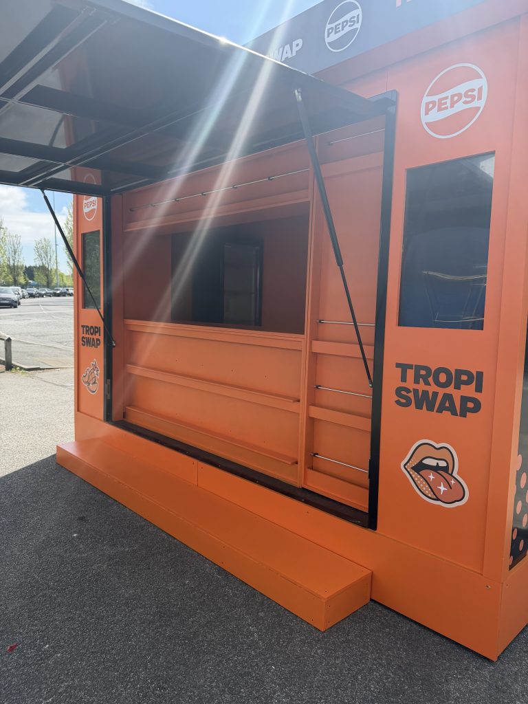 Promotional kiosk hire for experiential marketing campaigns across the UK