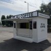 Outdoor coffee kiosk manufactured by Big Kahuna