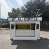 Outdoor coffee kiosk manufactured by Big Kahuna