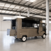 Citroën HY style mobile bar with serving hatch and doors open