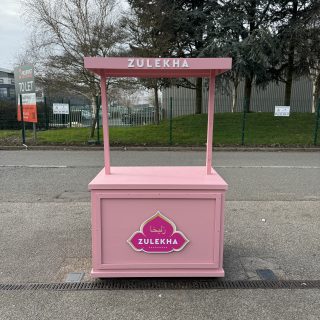 Branded Vendor Cart for Sale – Flat Pack Promotional Cart