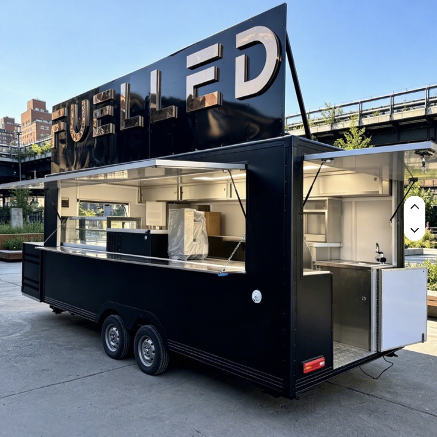 Chinese catering trailer