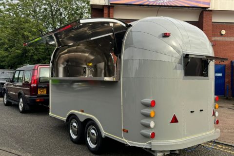 Airstream catering trailer