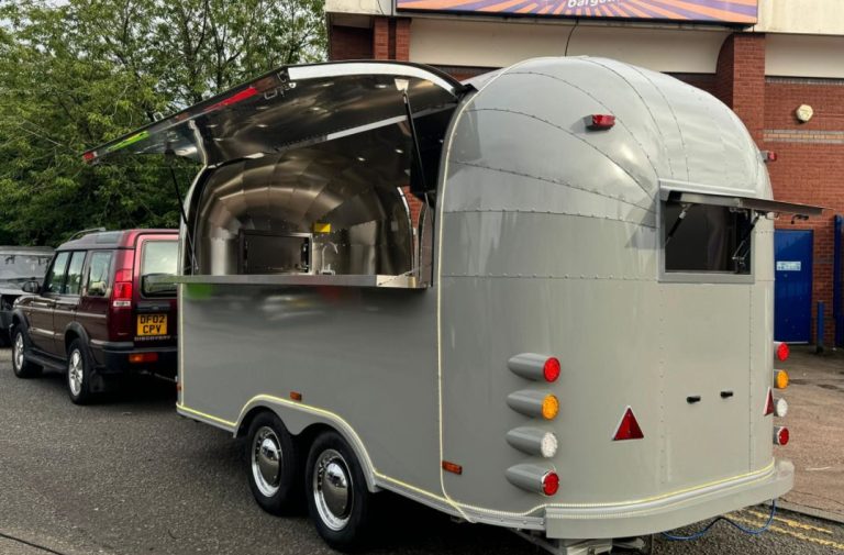 Airstream catering trailer