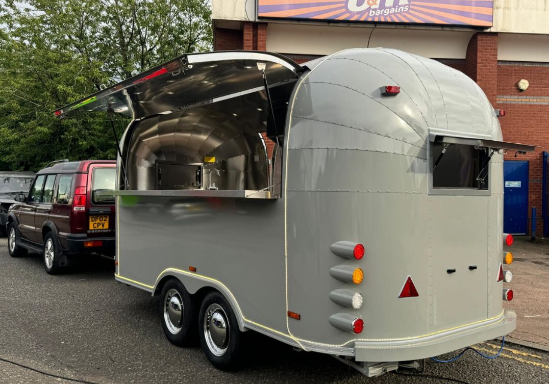 Airstream catering trailer
