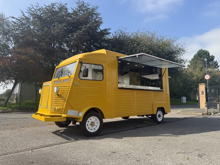 Yellow food truck