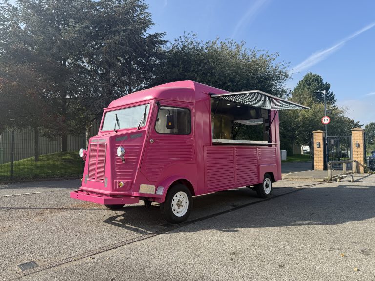 Pink food truck