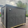 3m x 2.5m composite clad kiosk with serving hatch